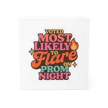 Load image into Gallery viewer, Note Cube: Most Likely to Flare