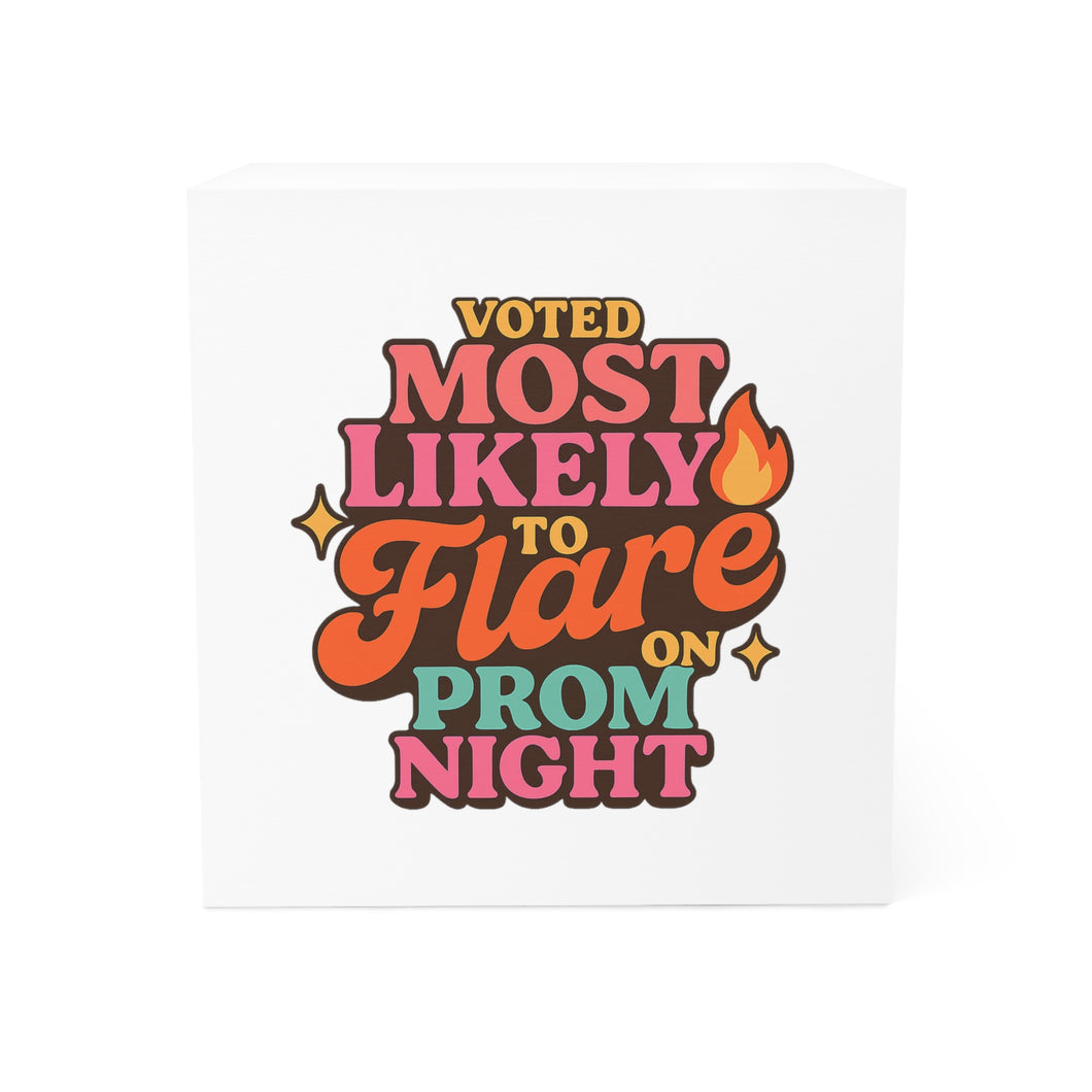 Note Cube: Most Likely to Flare