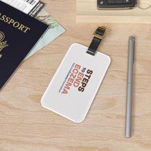 Load image into Gallery viewer, Steps to End Eczema 2025 luggage tag