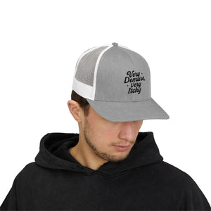 Snapback Trucker Cap: Very Demure, Very Itchy