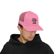 Load image into Gallery viewer, Snapback Trucker Cap: Very Demure, Very Itchy