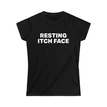 Load image into Gallery viewer, IFAC 22 RESTING ITCH FACE S/S TEE - WOMEN&#39;S